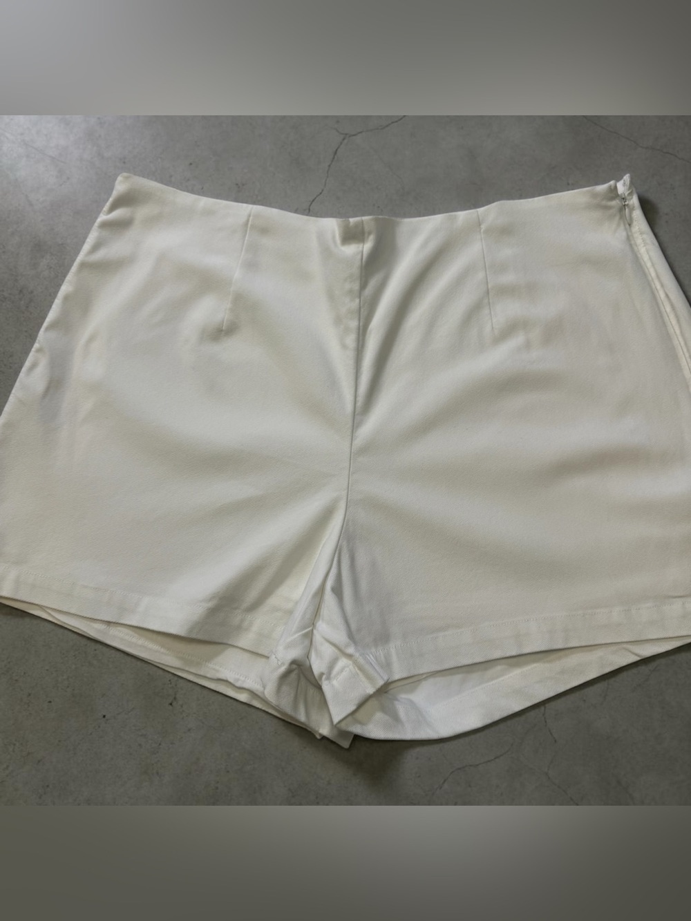 wild fable White High-Waist Tailored Shorts